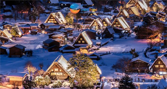 Tour Nhật Bản Thiết Kế: Tham Dự Lễ Hội Shirakawago Winter Light Up